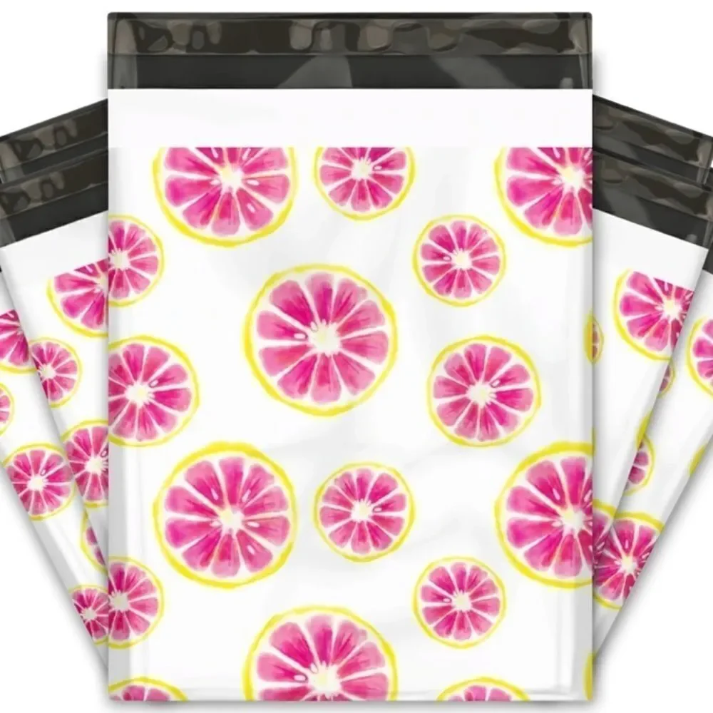Poly Mailers MIx 6x9 10x13 14.5x19 30 pieces insert cards 30 stickers